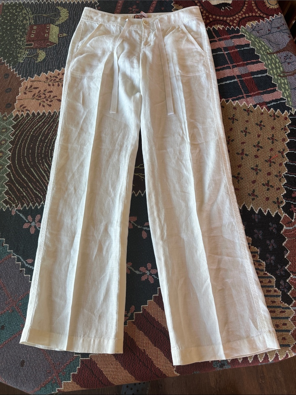 Nwot. Juicy couture white linen pants